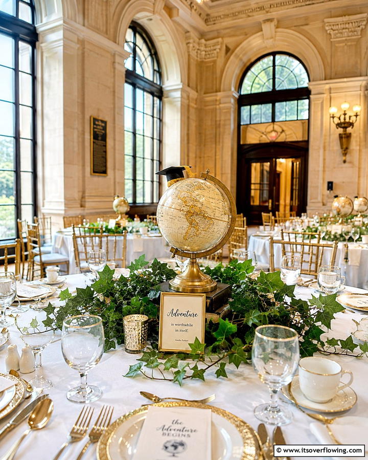 Globe Centerpieces for Graduates - 25 Graduation Centerpiece Ideas for Memorable Celebrations