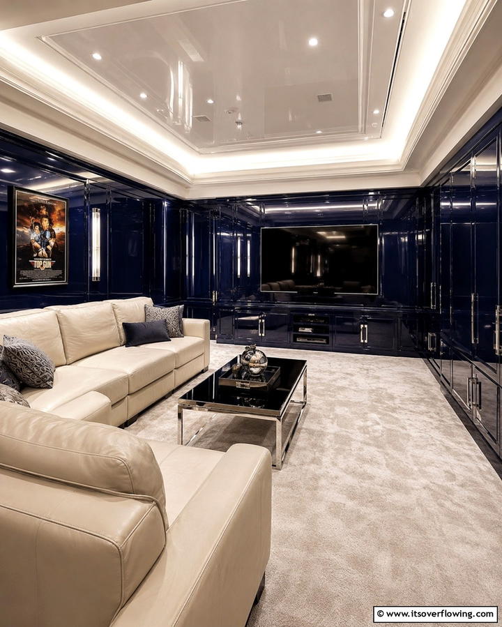 Glossy Lacquer Finishes - 30 Art Deco Interior Design Ideas for Glamorous Spaces