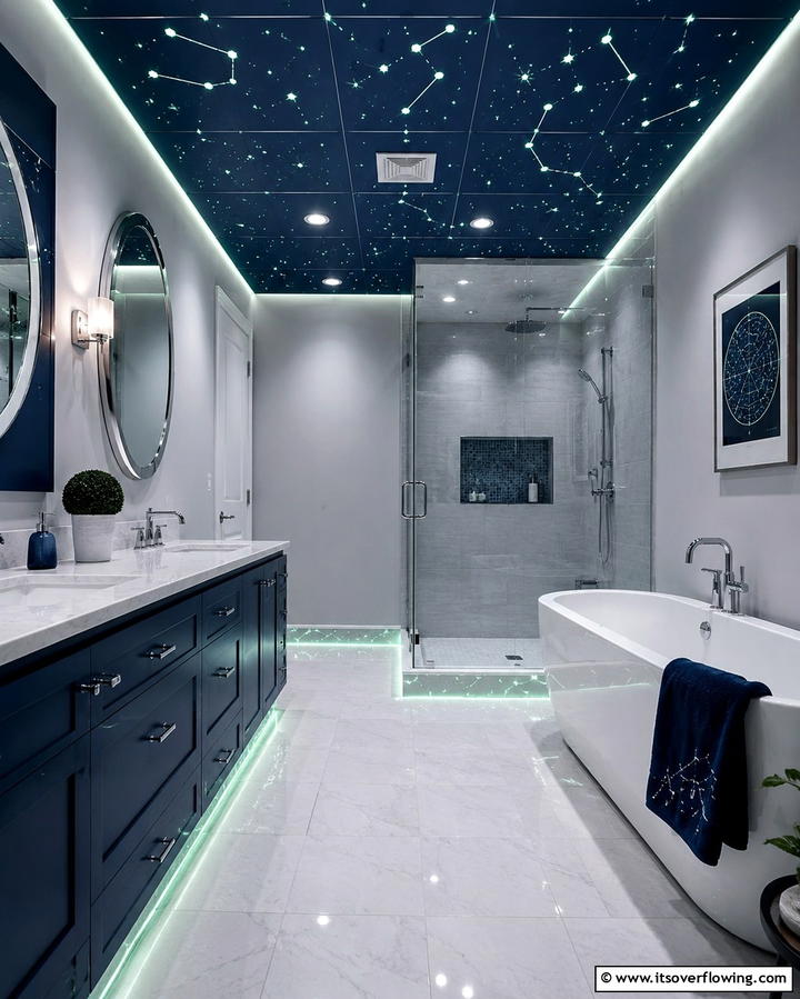 Glow in the Dark Accents - 25 Kids Bathroom Ideas for Fun and Functionality