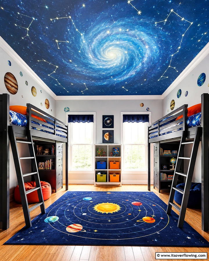 Glow in the Dark Paint for Fun - 25 Affordable Cheap Ceiling Ideas for Your Home