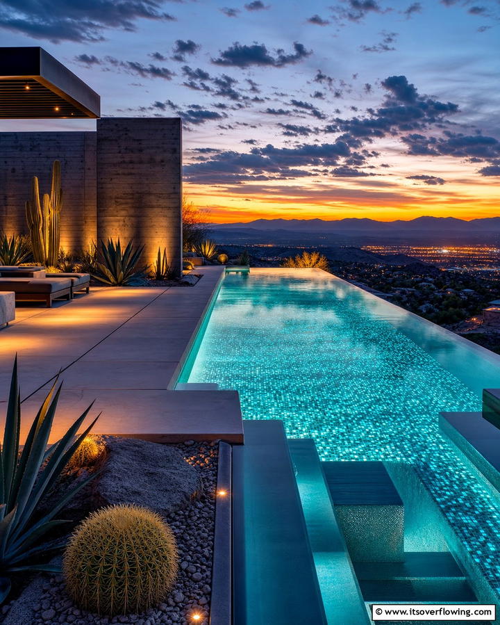 Glow in the Dark Pool Tiles - 25 Pool Lighting Ideas to Illuminate Your Nighttime Swim