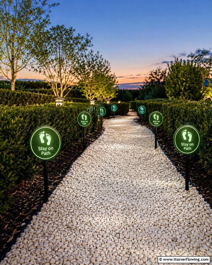 Glow in the Dark Signs - 25 Garden Sign Ideas to Personalize Your Outdoor Space