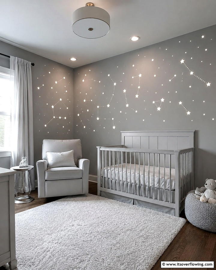Glow in the Dark Stars - 25 Space-themed Nursery Ideas for a Galactic Dream