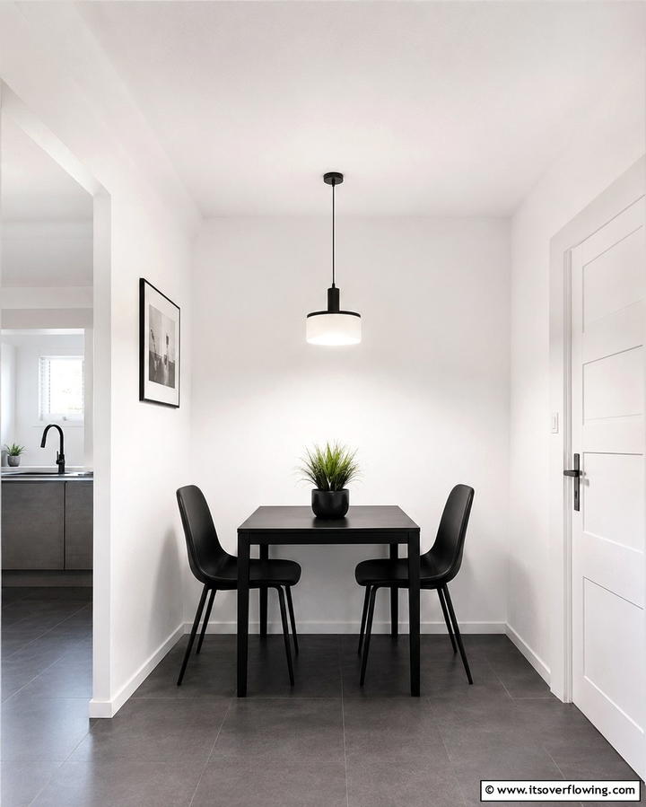 Go for Minimalist Decor - 25 Small Dining Room Ideas for Compact Spaces