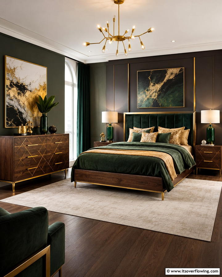 Gold Accented Furniture - 25 Gold Bedroom Ideas for a Luxurious Retreat