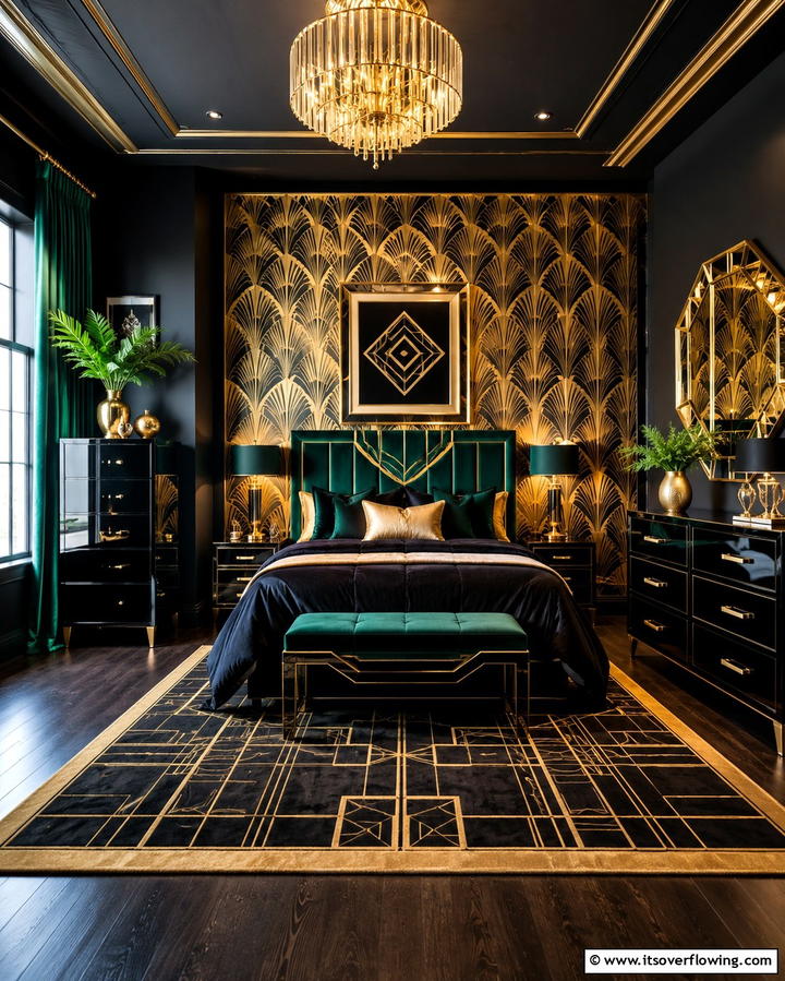 Gold Inspired Art Deco Themes - 25 Gold Bedroom Ideas for a Luxurious Retreat