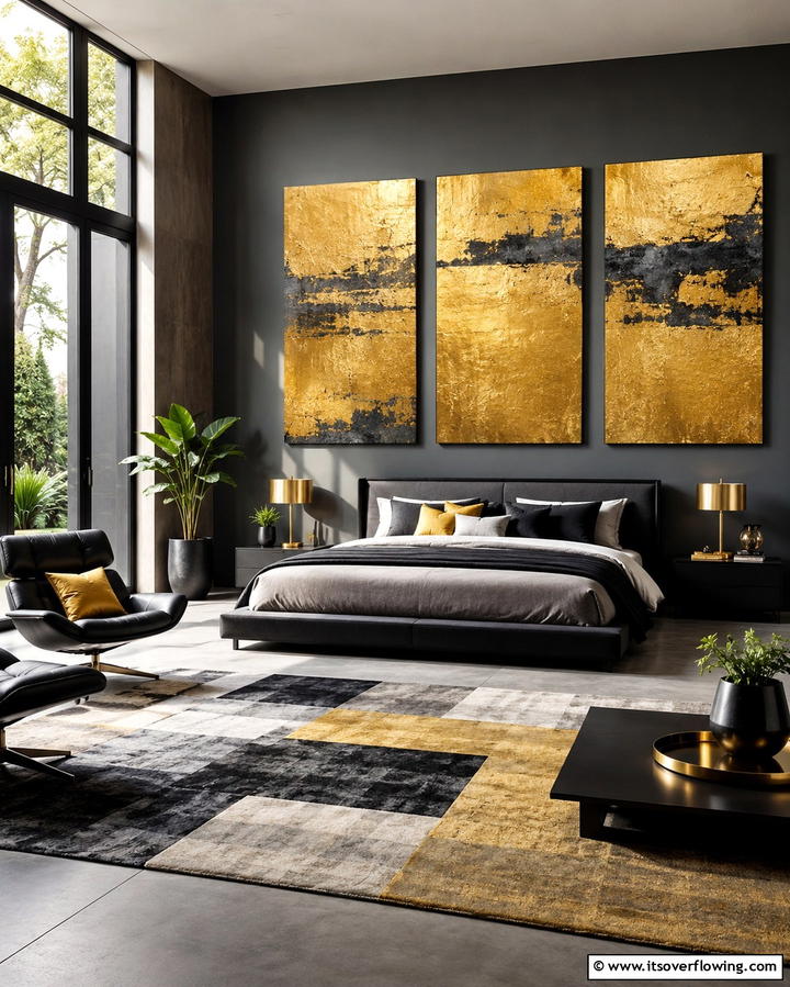 Gold Wall Art - 25 Gold Bedroom Ideas for a Luxurious Retreat
