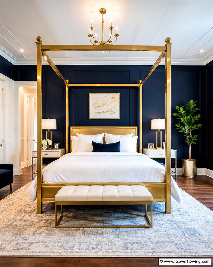Golden Bed Frames - 25 Gold Bedroom Ideas for a Luxurious Retreat