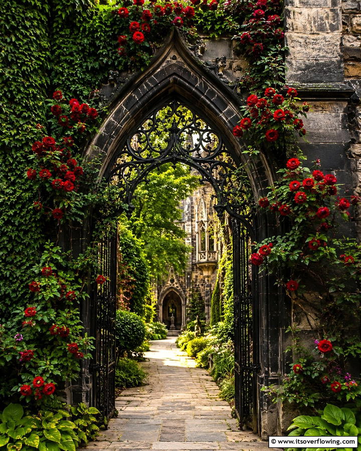 Gothic Arches for Entrances - 25 Gothic Garden Ideas for a Dark and Mysterious Oasis