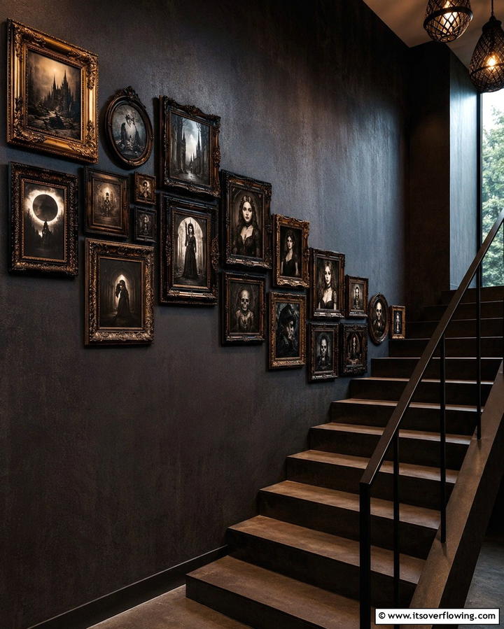 Gothic Boho Gallery Frames - 25 Gothic Boho Decor Ideas for a Unique and Eclectic Style