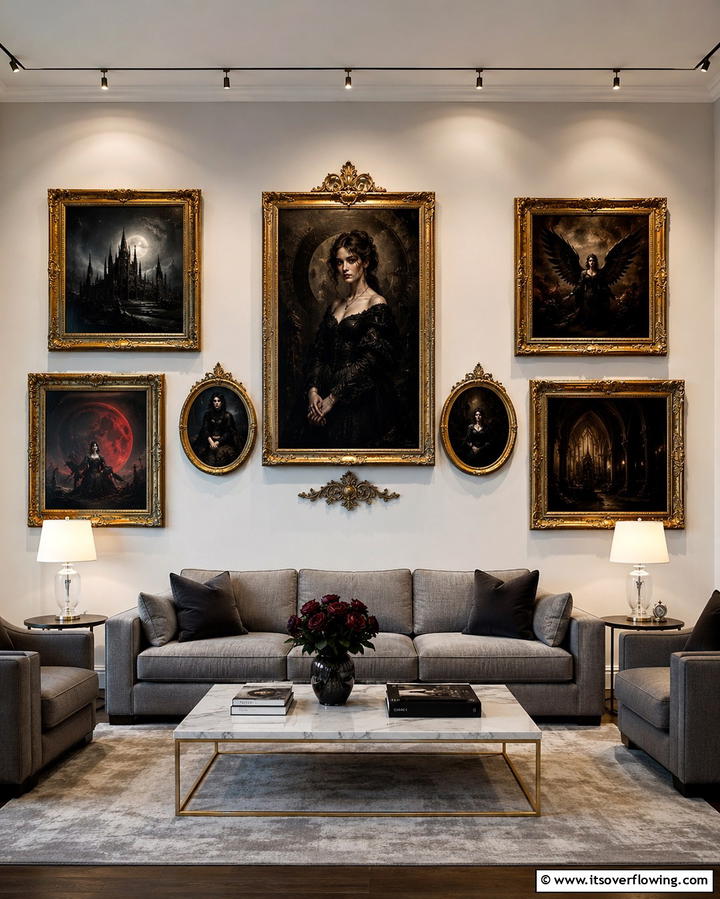 Gothic Inspired Artwork - 25 Gothic Bedroom Ideas for a Dark and Romantic Retreat