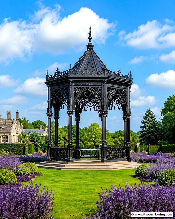 Gothic Style Gazebos - 25 Gothic Garden Ideas for a Dark and Mysterious Oasis