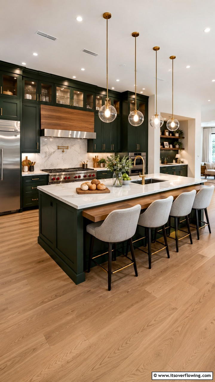 Gourmet Breakfast Bar for Entertaining - 30 Breakfast Bar Ideas for Functional Kitchen Spaces