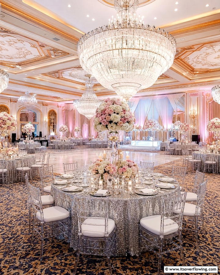 Grand Ballroom Glamour - 25 Wedding Venue Ideas to Find Your Perfect Location