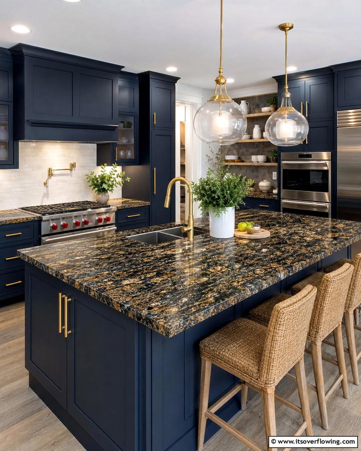Granite Durability Countertops - 21 Kitchen Countertop Ideas- Durable & Stylish Surfaces
