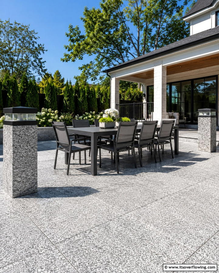 Granite Durability and Style - 25 Stone Patio Ideas for Natural Outdoor Beauty