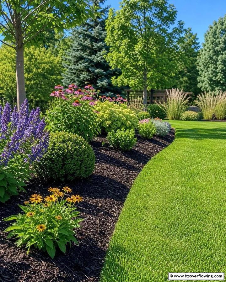 Grass Strip Edging for Mulch - 20 Mulch Edging Ideas to Define and Beautify Your Garden Beds