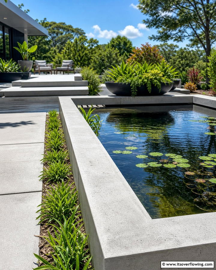 Grass Turf Border - 25 Pond Edging Ideas for a Polished Look