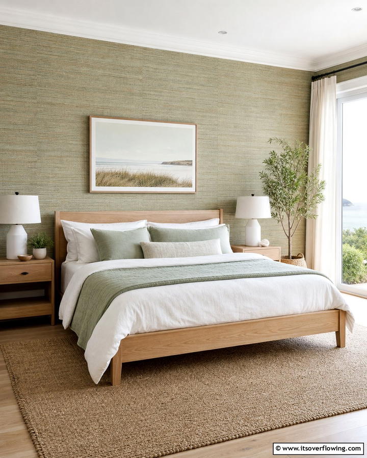 Grasscloth Sophistication - 25 Wall Texture Ideas to Transform Your Interior Design