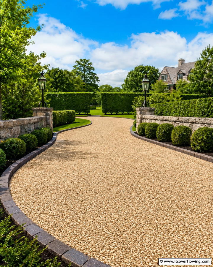 Gravel Driveways - 25 Rock Landscaping Ideas to Transform Your Outdoor Space