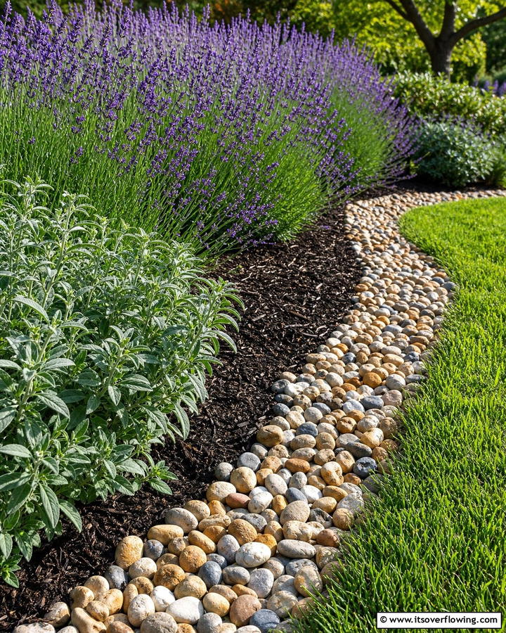 Gravel Edging for Mulch Areas - 20 Mulch Edging Ideas to Define and Beautify Your Garden Beds