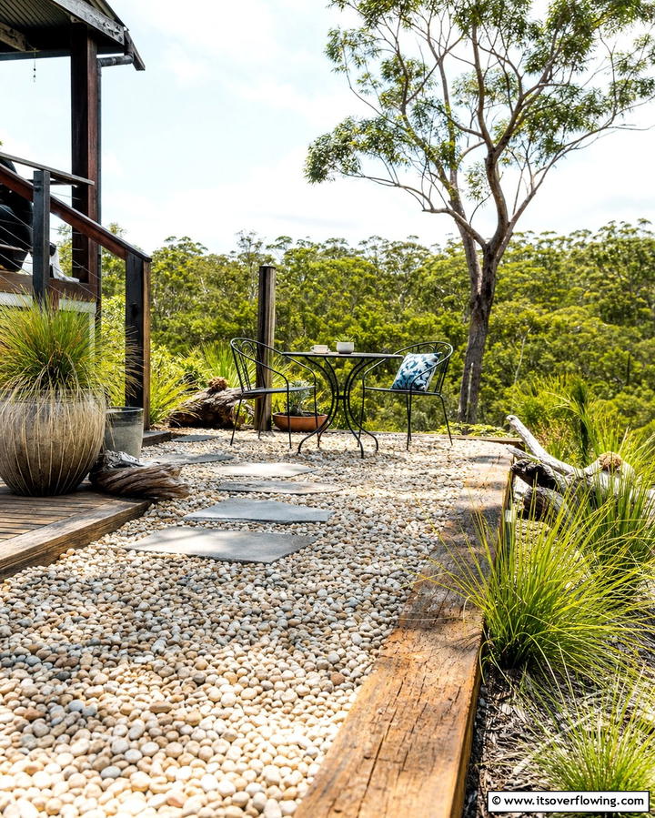 Gravel Flooring - 25 Deck Flooring Ideas for a Beautiful Outdoor Space