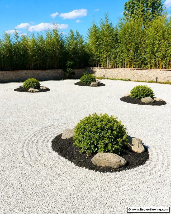 Gravel Islands - 25 Zen Garden Ideas for a Peaceful Outdoor Retreat