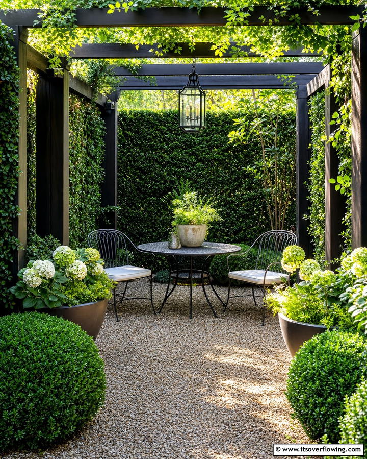 Gravel Seating Nook - 25 Gravel Garden Ideas for Low Maintenance