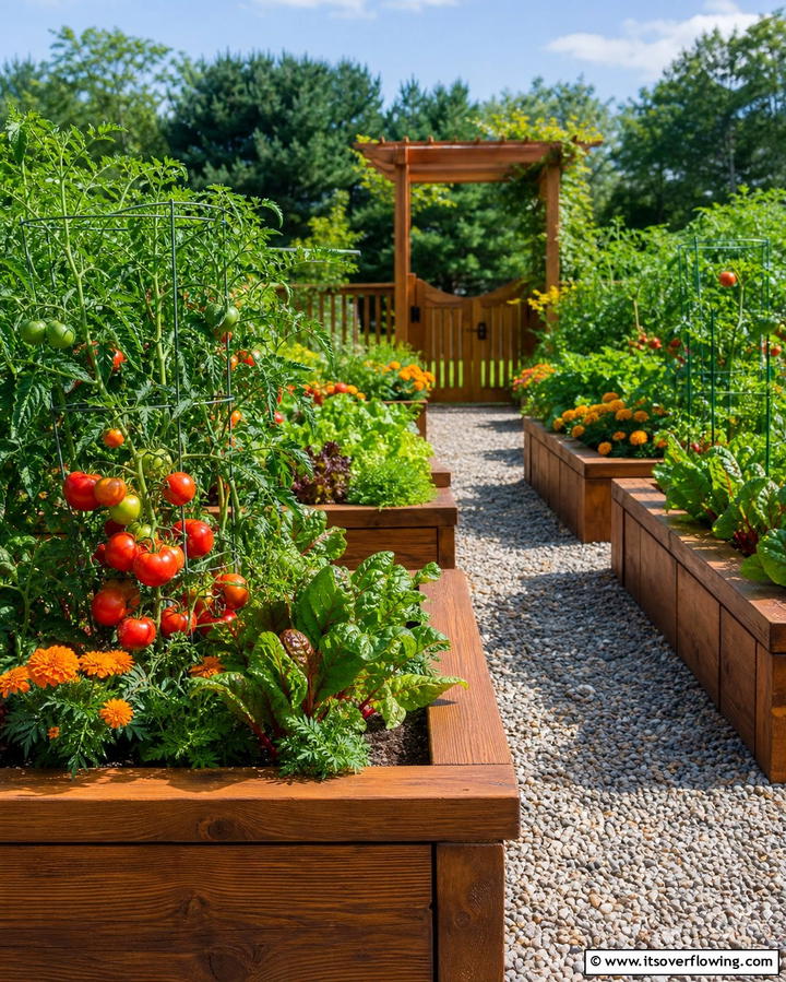 Gravel and Raised Bed Garden - 25 Gravel Garden Ideas for Low Maintenance