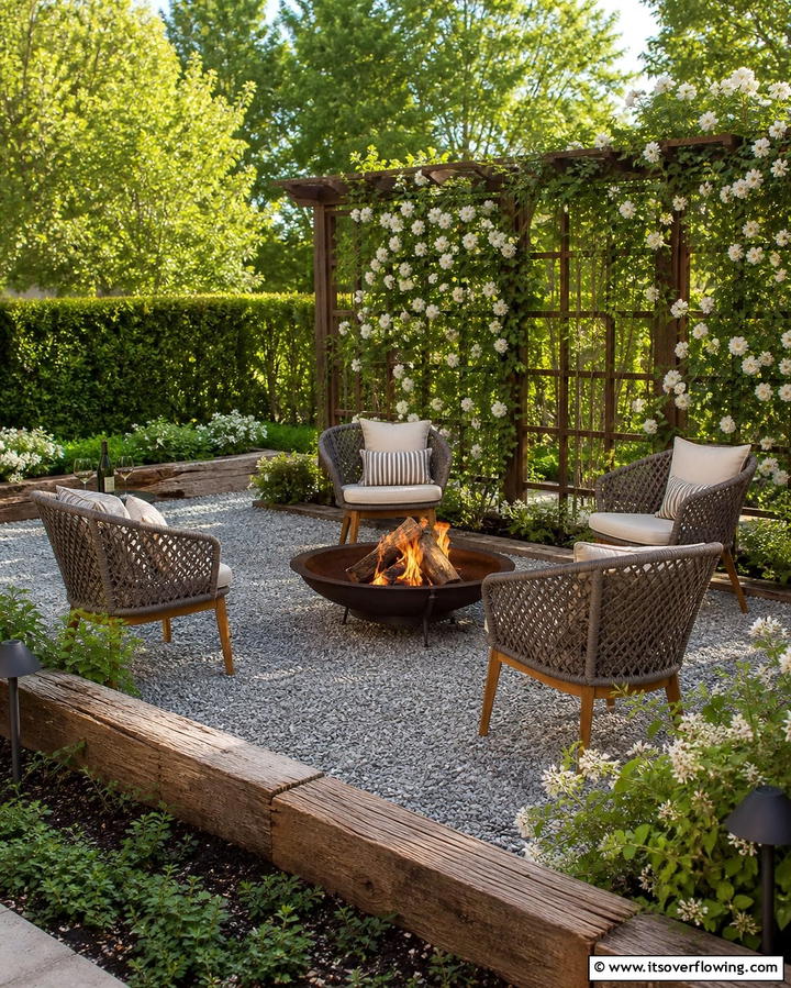 Gravel - 25 Patio Flooring Ideas to Transform Your Outdoor Space