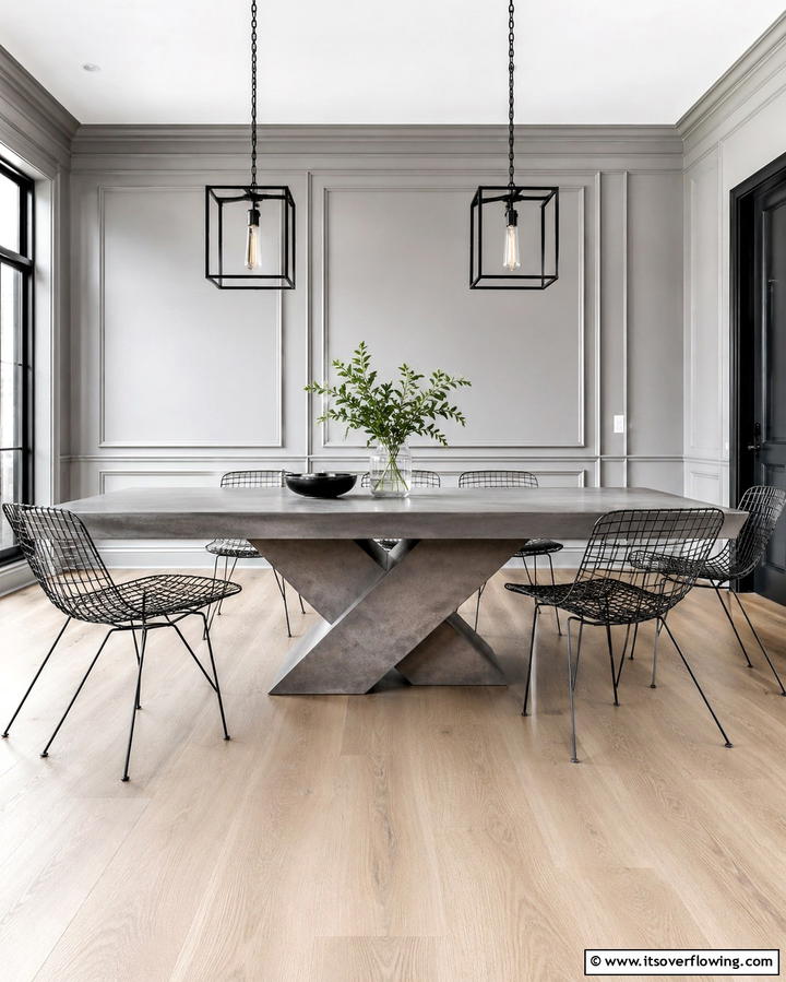 Gray Dining Tables as a Statement Piece - 30 Gray Dining Room Design Ideas for Modern Entertaining
