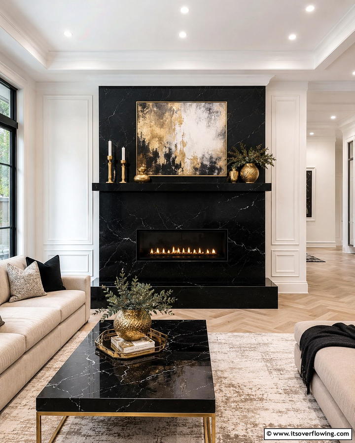 Gray Quartz for a Neutral PaletteExact - 25 Quartz Fireplace Surround Ideas for a Sleek Look