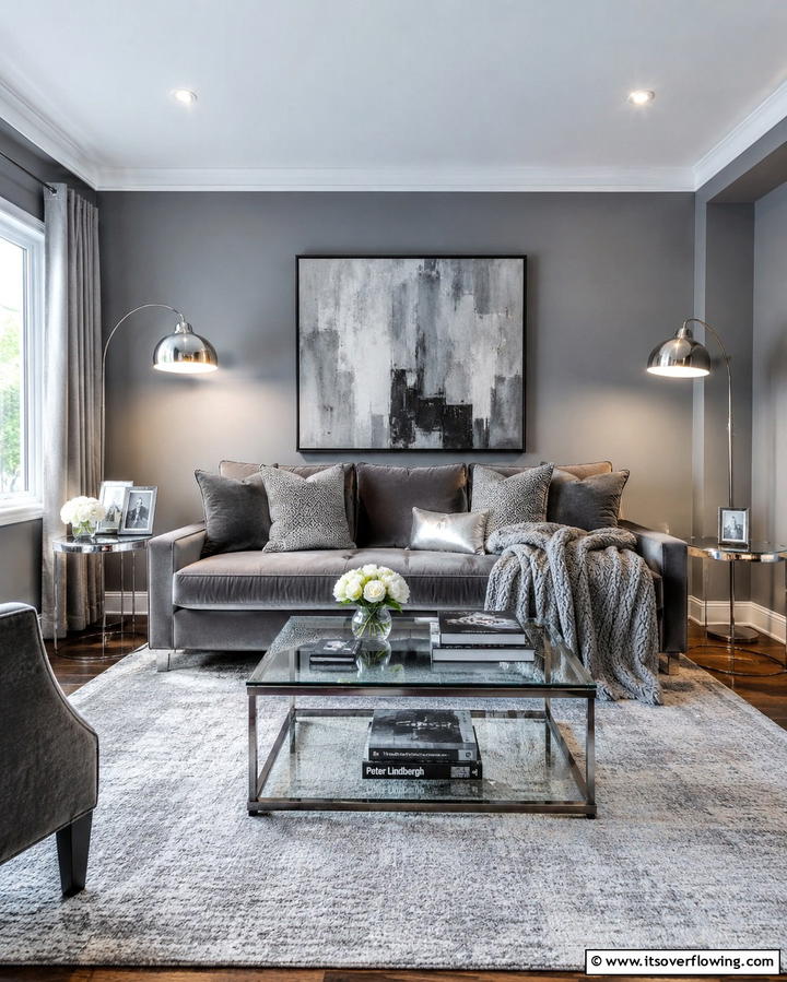 Grayscale Sophistication - 25 Monochromatic Living Room Ideas for a Sleek Look