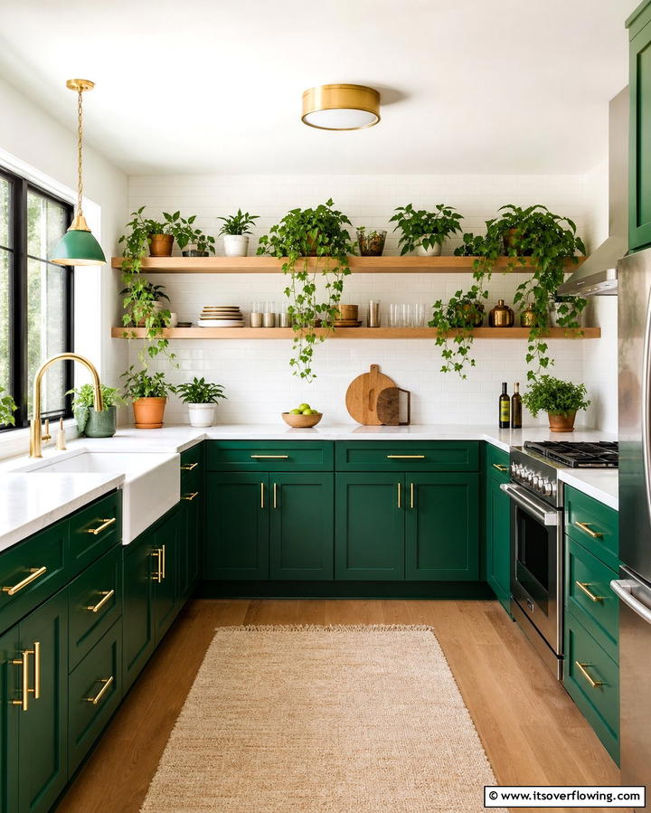 Green Kitchen Spaces - 25 Plant Room Ideas for a Green Oasis at Home
