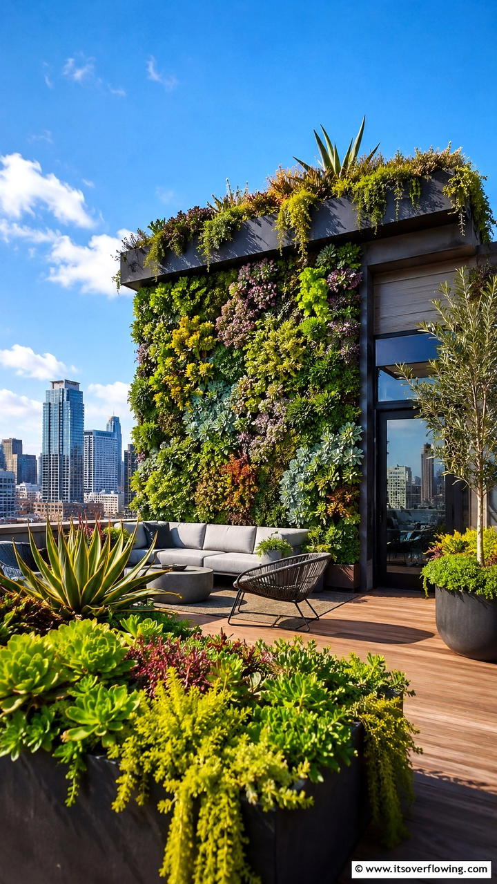 Green Roof Screening - 30 Garden Screening Ideas- Privacy Solutions & Stylish Designs