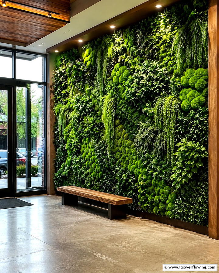 Green Walls for Vertical Charm - 25 Organic Modern Interior Design Ideas for Your Home