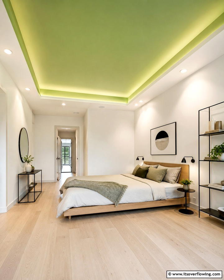 Green and White Bedding - 25 Light Green Bedroom Ideas for a Fresh and Calming Space