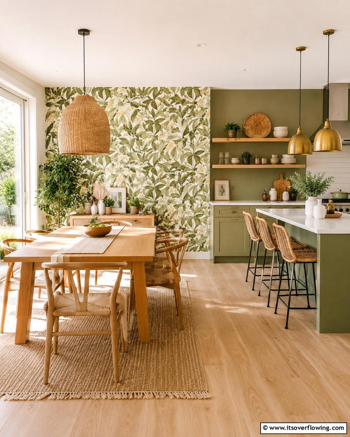 Green and Yellow Accent Walls - 25 Green and Yellow Kitchen Ideas for Freshness