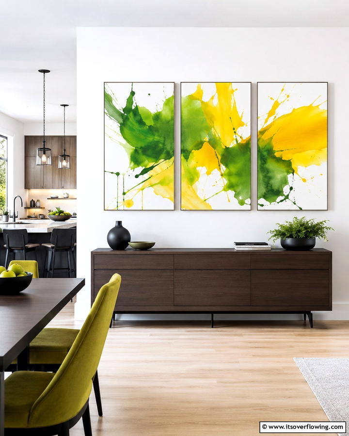 Green and Yellow Kitchen Art - 25 Green and Yellow Kitchen Ideas for Freshness
