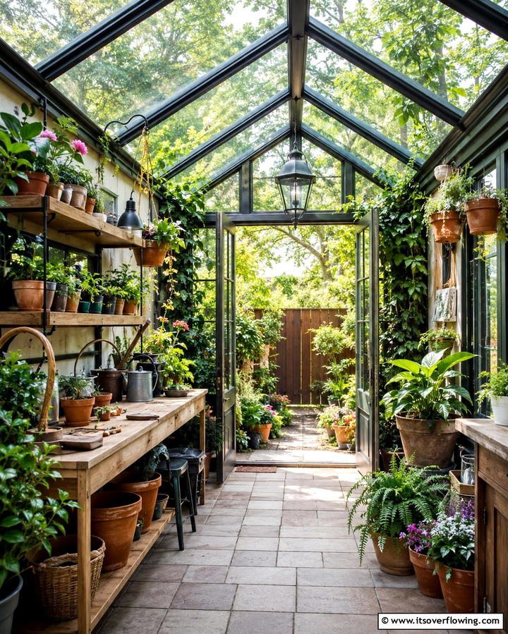 Greenhouse Extension - 25 Open Gable Porch Ideas for a Welcoming Entrance
