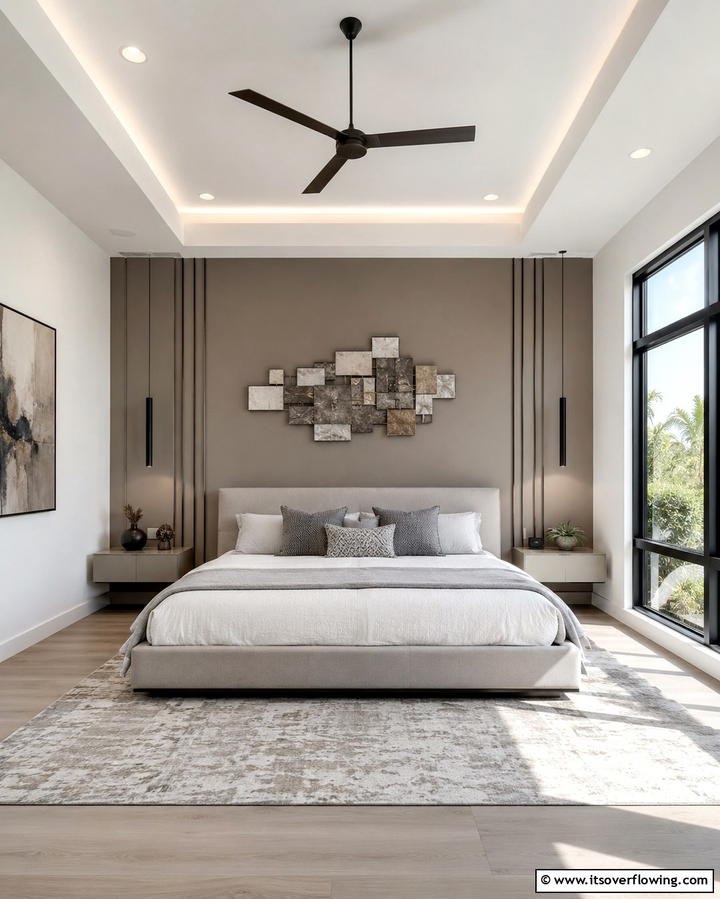 Greige Accent Walls for a Focal Point - 25 Greige Interior Design Ideas for a Timeless Home