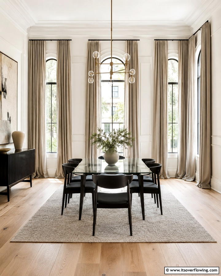 Greige Curtains for Elegant Windows - 25 Greige Interior Design Ideas for a Timeless Home