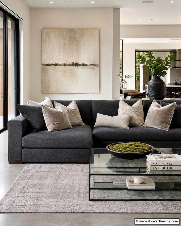 Greige Throw Pillows for Subtle Accents - 25 Greige Interior Design Ideas for a Timeless Home