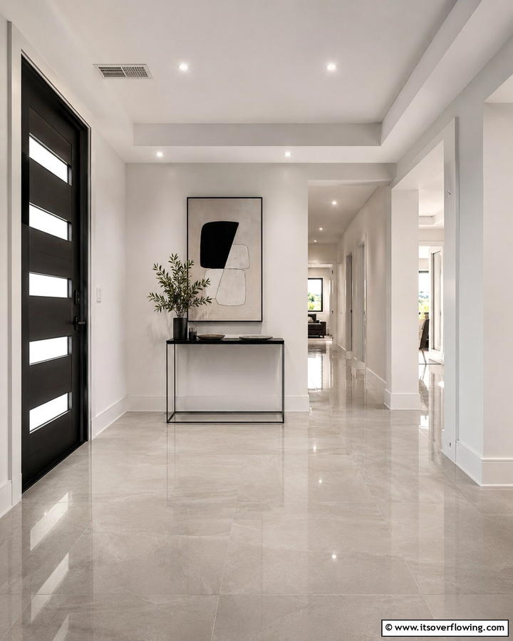 Greige Tile Flooring for a Sleek Foundation - 25 Greige Interior Design Ideas for a Timeless Home