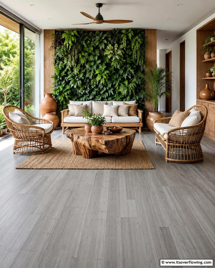 Grey Bamboo Flooring for Eco Friendly StyleExact - 30 Grey Flooring Living Room Ideas for Modern Elegance