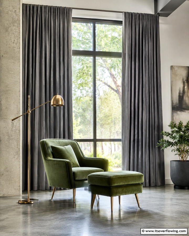 Grey Curtains with Sage Green Furniture - 25 Sage Green and Grey Bedroom Ideas for a Serene Retreat