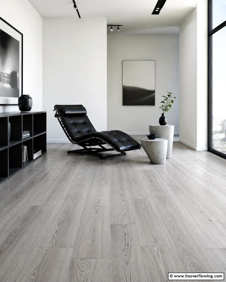 Grey Toned Wood Floors - 30 Modern Wood Floor Design Ideas for Stylish Homes
