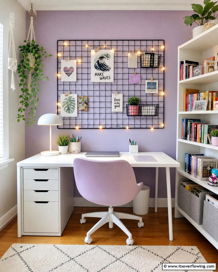 Grid Panels for Multi Purpose Use - 25 Wall Storage Ideas to Maximize Your Space