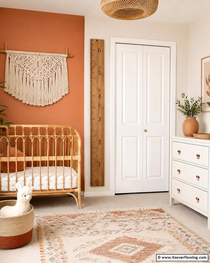 Growth Charts - 25 Nursery Wall Decor Ideas to Create a Cozy and Cute Space