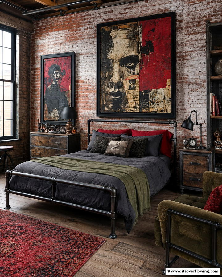 Grunge Art Pieces - 30 90s Bedroom Decor Ideas for Retro Rewind Style